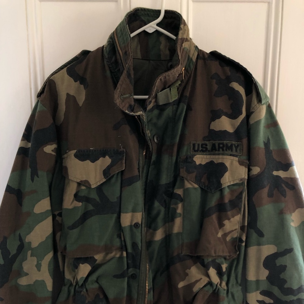 1980s Us Army M-65 Field Coat. Size Medium. - image 1